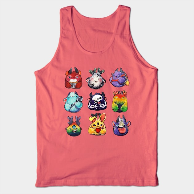 Return of the Puff Monsters Tank Top by BiancaRomanStumpff